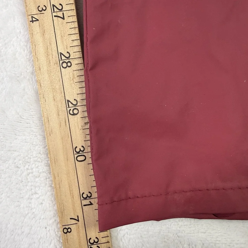 Vintage 90's LL Bean PVC Suit Red Rain Boat Jacket Hooded Coat Pant Mens Medium‎